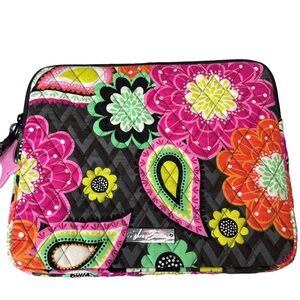 Vera Bradley Quilted Floral Tablet Sleeve - Pink, Yellow, Green